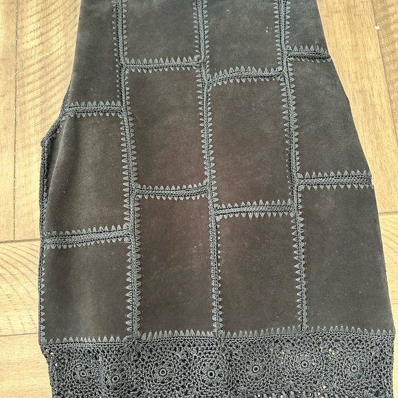 SOLD Lisa International Vintage Black Fringe Jacket - Picture 4 of 4